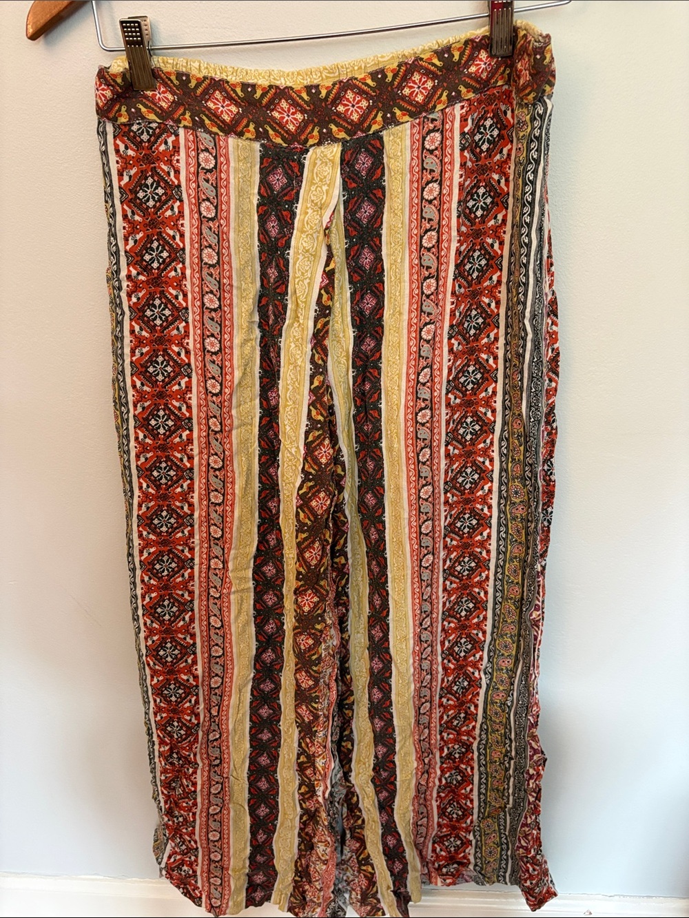 Boho Stripe pants - Red, Yellow & Black